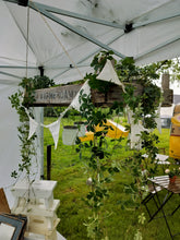 Indlæs billede til gallerivisning Blonde vimpelranke i creme