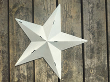 Indlæs billede til gallerivisning Hvid barn star i metal.