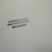 Indlæs billede til gallerivisning Fad med blå kant - oval - stor