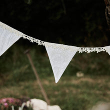 Indlæs billede til gallerivisning Blonde vimpelranke i creme