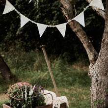 Indlæs billede til gallerivisning Blonde vimpelranke i creme