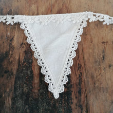 Indlæs billede til gallerivisning Blonde vimpelranke i creme