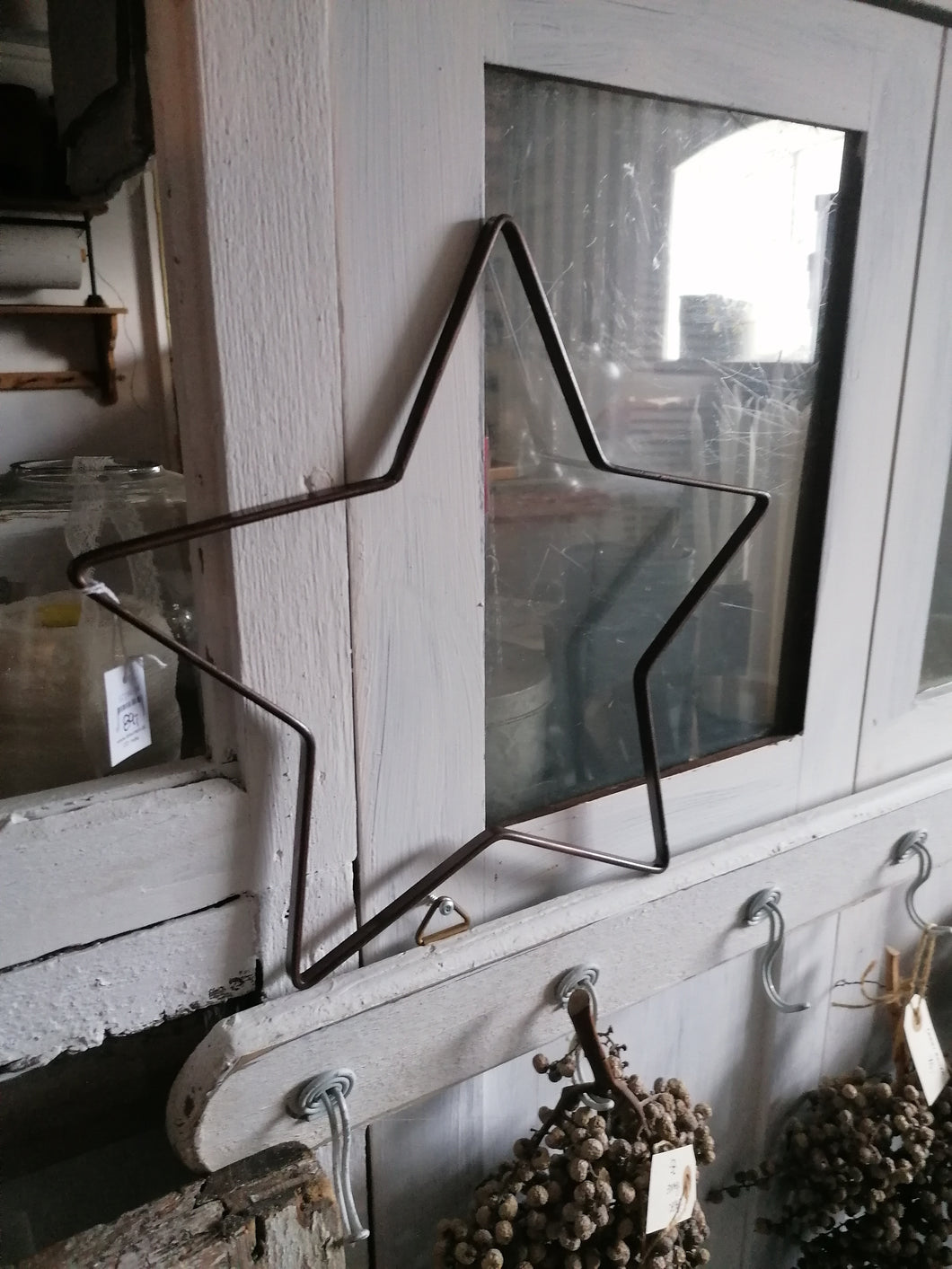 Metal stjerne - 30 cm
