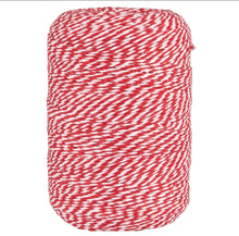 Indlæs billede til gallerivisning Dokumentgarn - Rød med hvid -400 m
