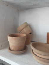 Indlæs billede til gallerivisning Mini terrakotta potte m/ underskål.

