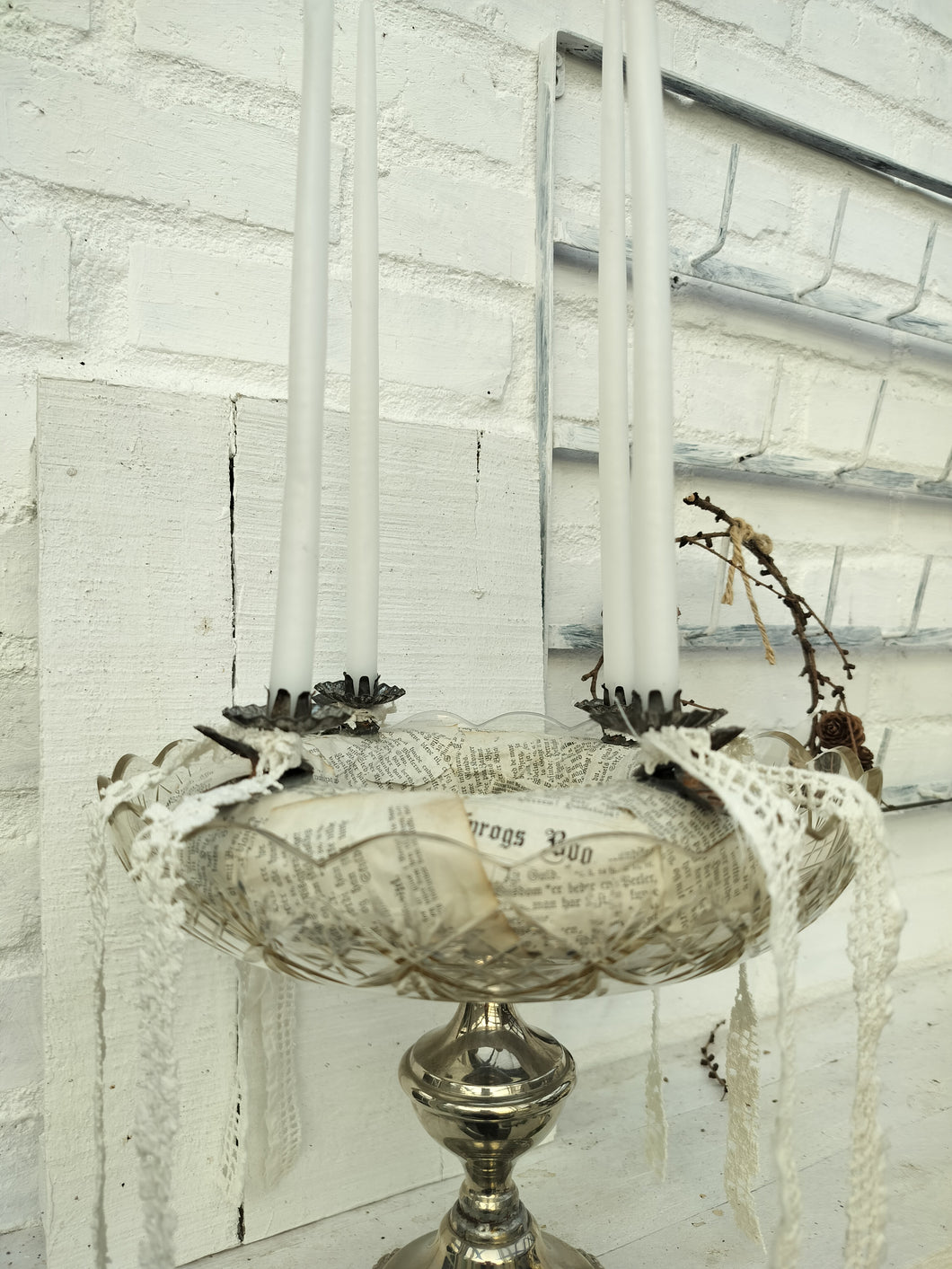 Adventskrans i papir - 1