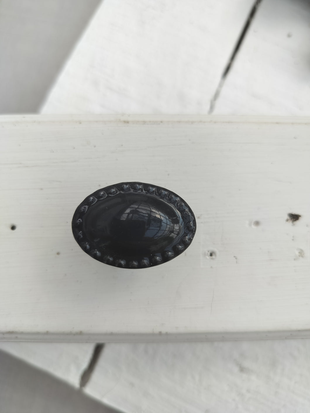 Greb til skuffer og skabe - sort porcelæn