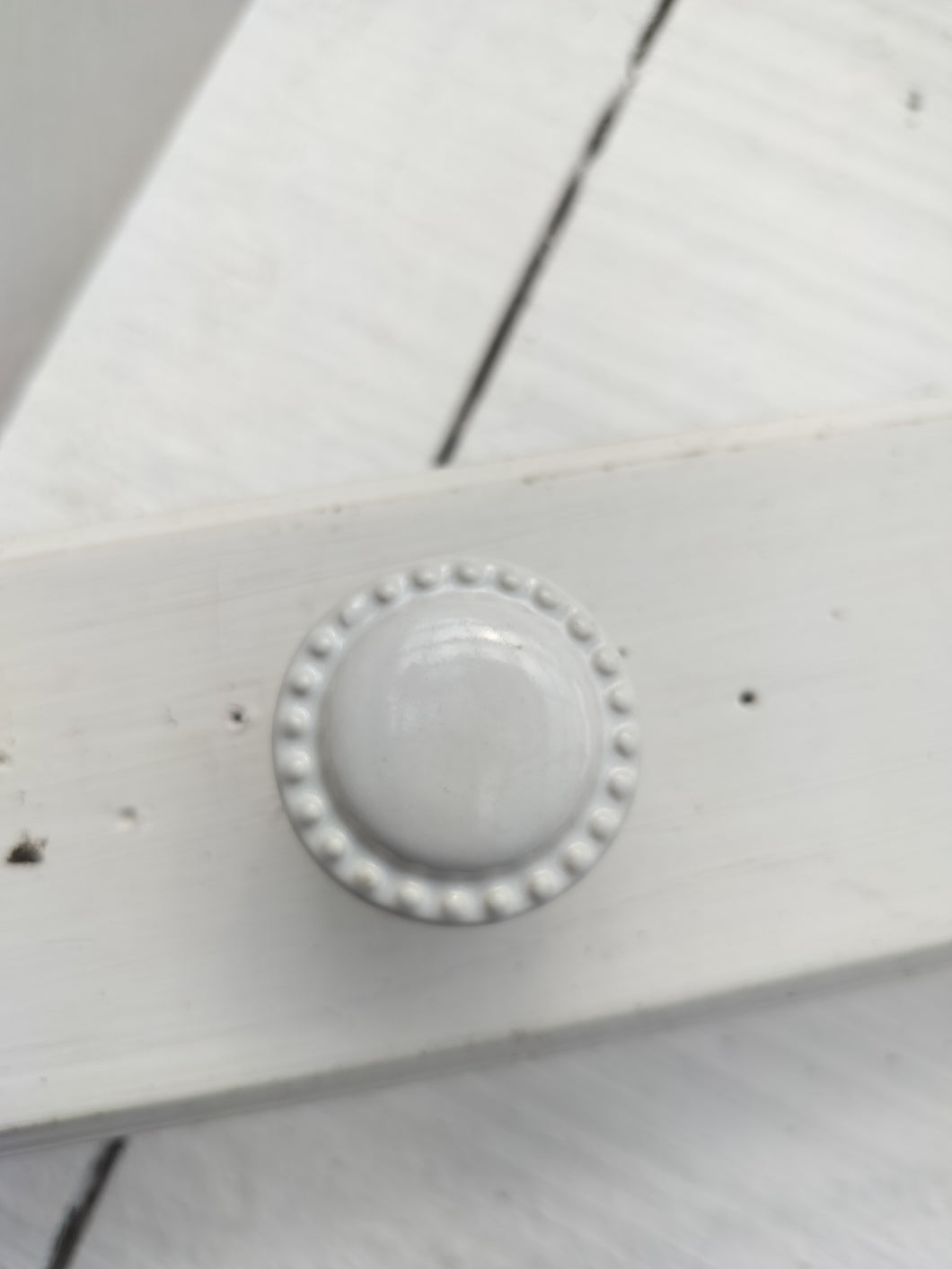 Greb til skuffer og skabe - Hvid porcelæn