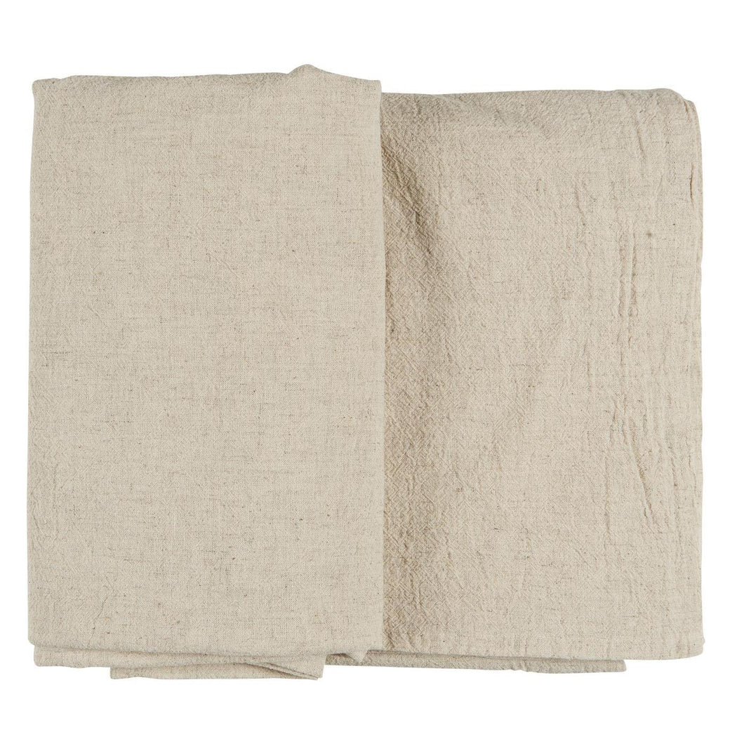 Dug aflang - hørfarvet