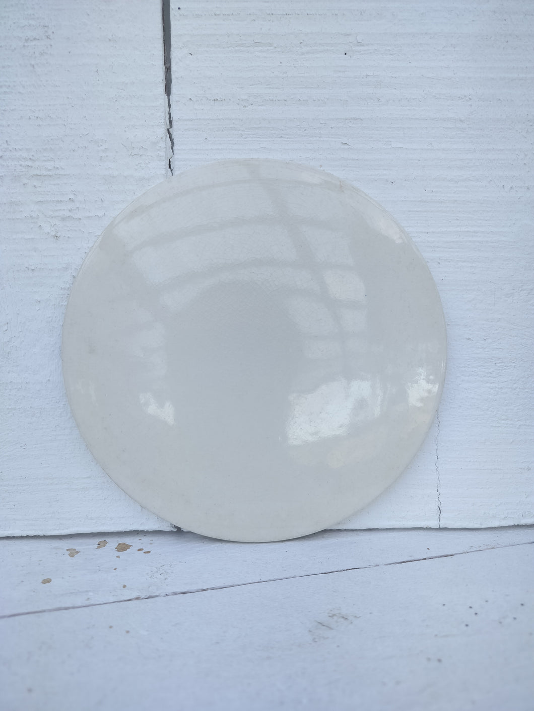 Aluminia smørebræt - creme