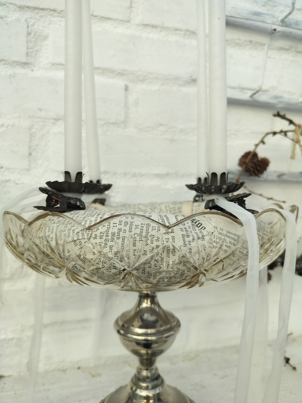 Adventskrans i papir - 2