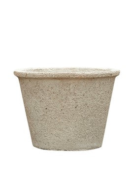 Cement - blomster / urtepotte - rund