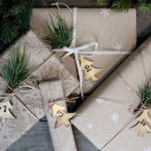 Indlæs billede til gallerivisning Juletræ med adventstal - antique messing
