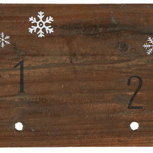 Indlæs billede til gallerivisning Træskilt adventskalender 1-4
