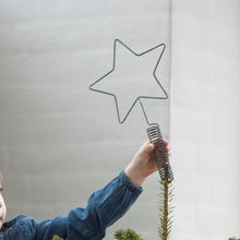 Indlæs billede til gallerivisning Topstjerne til juletræ - Metal
