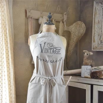 Forklæde - Vintage paint - Hør