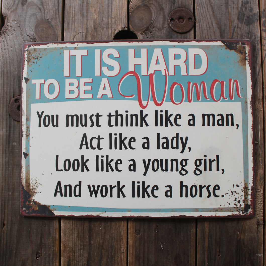 It is hard to be...